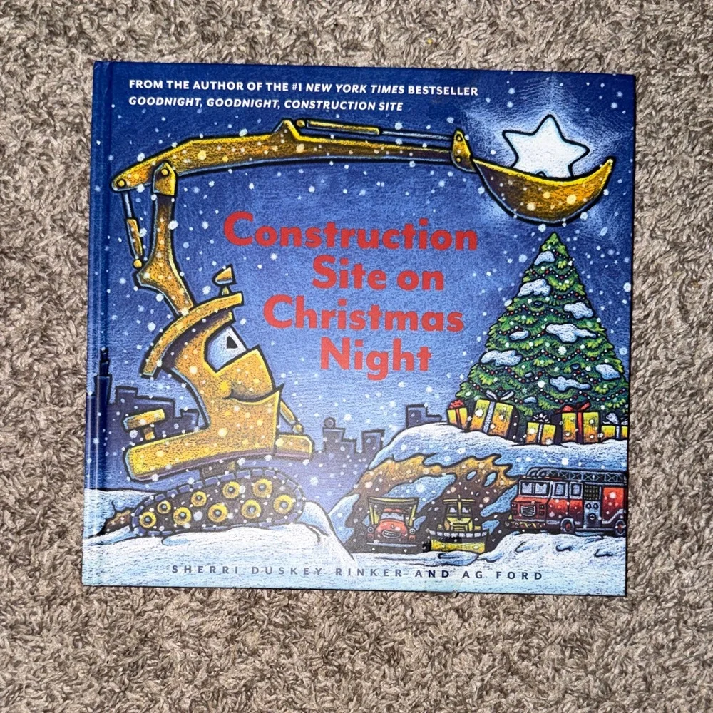 Construction Site on Christmas Night Book